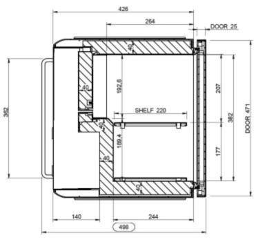 Vitrine réfrigérée pour boissons IARP UNIT