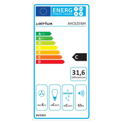 HOTTE CASQUETTE 60 CM Airlux AHC625WH - vue 3