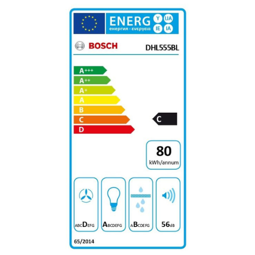 Groupe filtrant Série 4 53cm Argent Métallisé BOSCH DHL555BL - vue 7