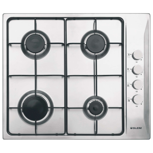 Table de cuisson gaz Glem GTL64VIX