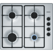 Table de cuisson gaz 4 feux 60cm Inox SIEMENS EG6B5PB60