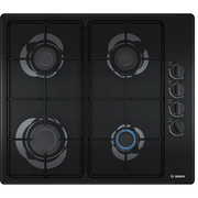 Table de cuisson gaz émaillée noire 60cm Bosch PBP6B6B80(F)