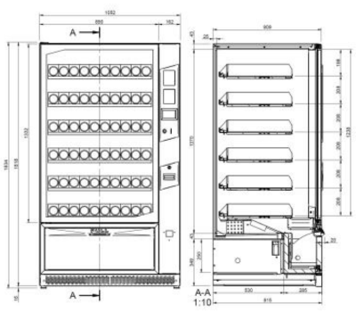 Distributeur automatique IARP Trocadero BOOST