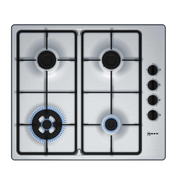 Table de Cuisson Gaz 3 Feux et Wok 60cm Inox N30 Neff T26BR56N0