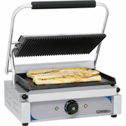 Grill panini plaques rainurée et lisse CASSELIN CGPRL