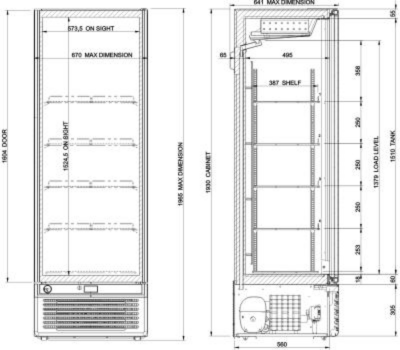 Vitrine pour Pâtisserie Fraîche IARP Glee 41