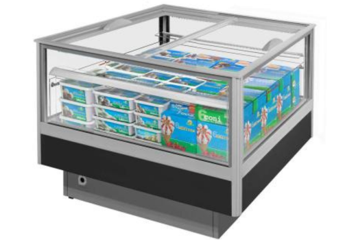 Vitrine réfrigérée pour glaces, surgelés et boissons IARP SVABAGLASS 100 NP BLACK