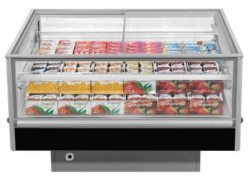 Vitrine réfrigérée pour glaces, surgelés et boisson IARP SVABAGLASS 150 NP BLACK