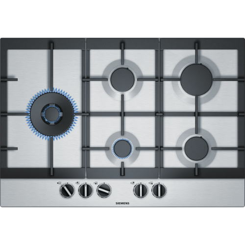 Table de cuisson gaz 5 feux 75cm Inox SIEMENS EC7A5SB90