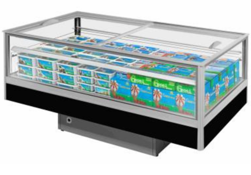 Vitrine réfrigérée pour glaces, surgelés et boisson IARP SVABAGLASS 200 NP BLACK