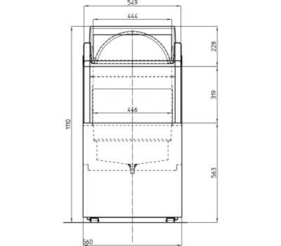 Vitrine réfrigérée pour boissons , glaces et surgelés IARP JAZZ 56 NP GREEN