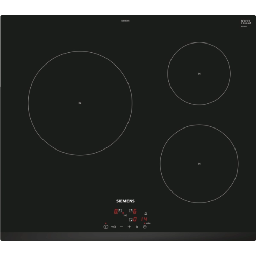 Table de cuisson induction 3 feux 60cm SIEMENS EU631BCB1E