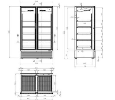 Vitrine réfrigérée pour boisson IARP EIS 112 HP