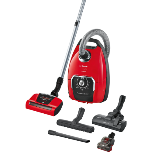 Série 8, Aspirateur avec sac, ProAnimal, Rouge BOSCH BGB8PET1