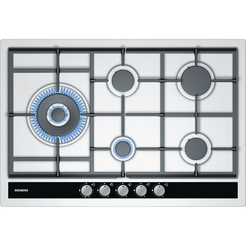 Table de cuisson gaz 5 feux 75cm Inox SIEMENS EC845SB90E
