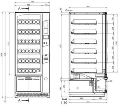 Distributeur automatique IARP BRERA PRO