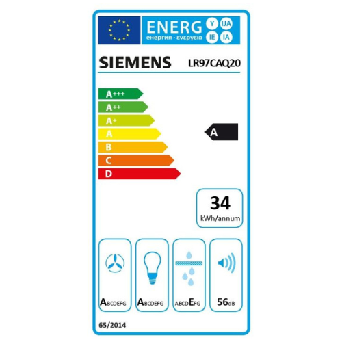 Hotte De Plafond Blanc 90cm SIEMENS LR97CAQ20 - vue 7