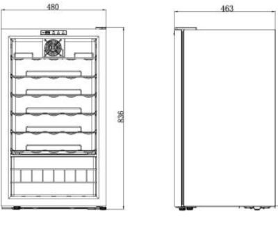 Vitrine réfrigérée pour boissons IARP RUBY