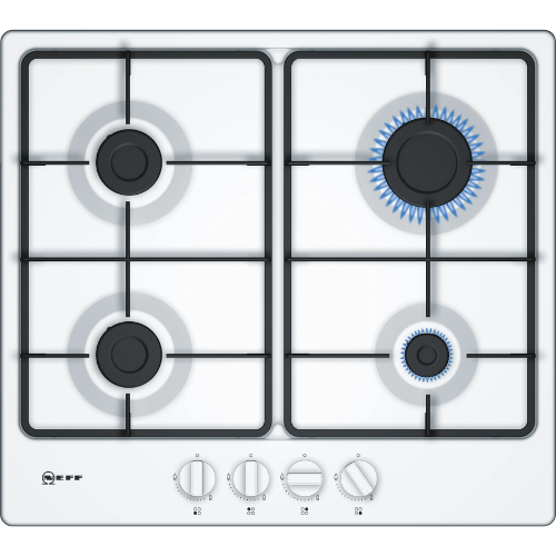 Table de Cuisson Gaz 4 Feux Blanc N50 Neff T26BB46W0