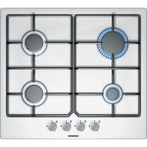 Table de cuisson gaz 4 feux 60cm Inox SIEMENS EC615PB80E