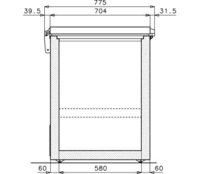 Coffre de stockage et congélateur IARP CF900 SILVER