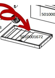 Châssis / Cadre Support de Cuve pour Barbecues 4 Series Woody — Campingaz - 5010001672