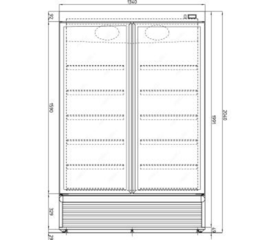 Vitrine réfrigérée pour glaces et surgelés IARP EIS 115.3 Grey