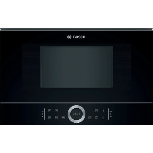 Série 8, Micro-ondes intégrable, 60 x 38 cm, Noir BOSCH BFR634GB1