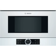 Série 8, Micro-ondes intégrable, 60 x 38 cm, Blanc BOSCH BFR634GW1