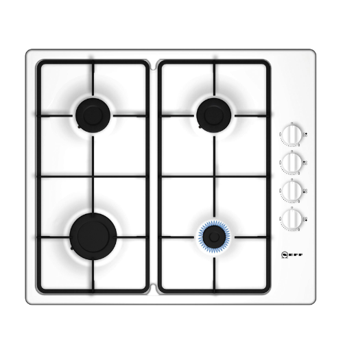 Table de cuisson gaz 4 feux 60cm blanc NEFF T26BR46W0
