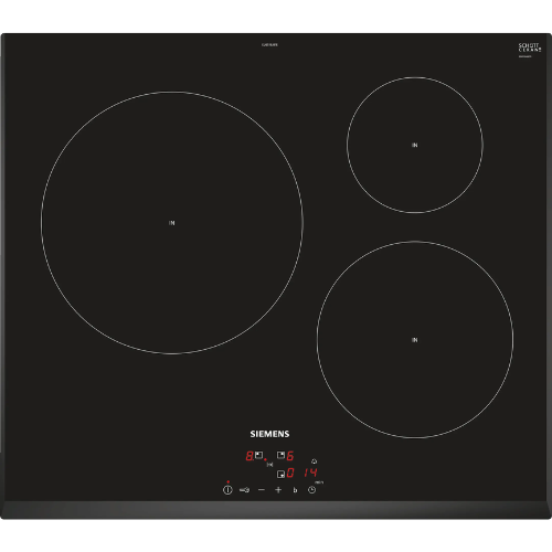 Table de cuisson induction 3 feux 60cm SIEMENS EU651BJB1E(F)