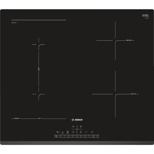 Série 6, Table à induction, 60 cm, Noir BOSCH PVS631FC5EEM