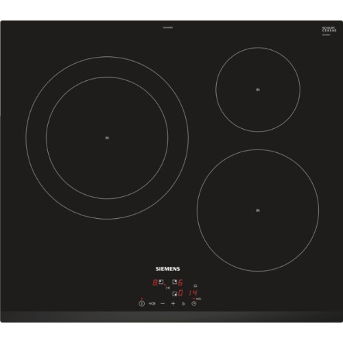 Table de cuisson induction 3 feux 60cm SIEMENS EU631BJB1EEM
