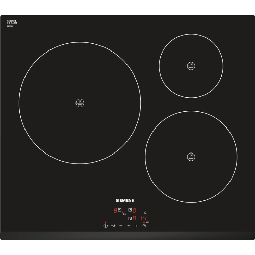Table de cuisson induction 3 feux 60cm SIEMENS EH631BL18E