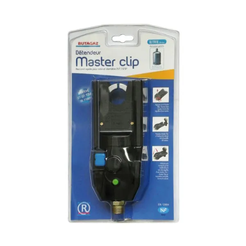 Détendeur butane sécurité rapide BUTAGAZ MASTERCLIP