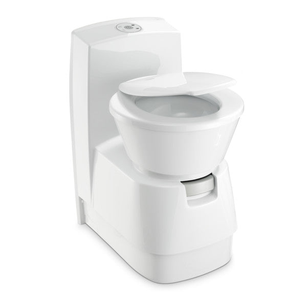 Toilettes à cassette avec cuvette en céramique et réservoir d’eau claire intégré Dometic CTW 4110