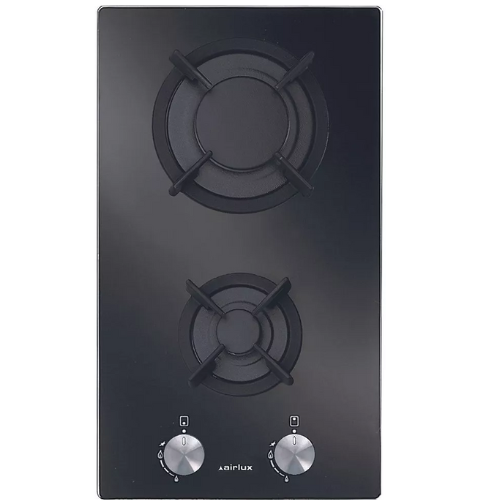 Domino gaz 30cm 2 foyers AIRLUX AV32HBK - vue 1