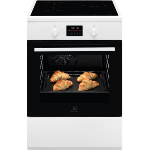 Cuisinière Induction 3 foyers 60x60cm SteamBake ELECTROLUX EKI668900WEM - vue 1
