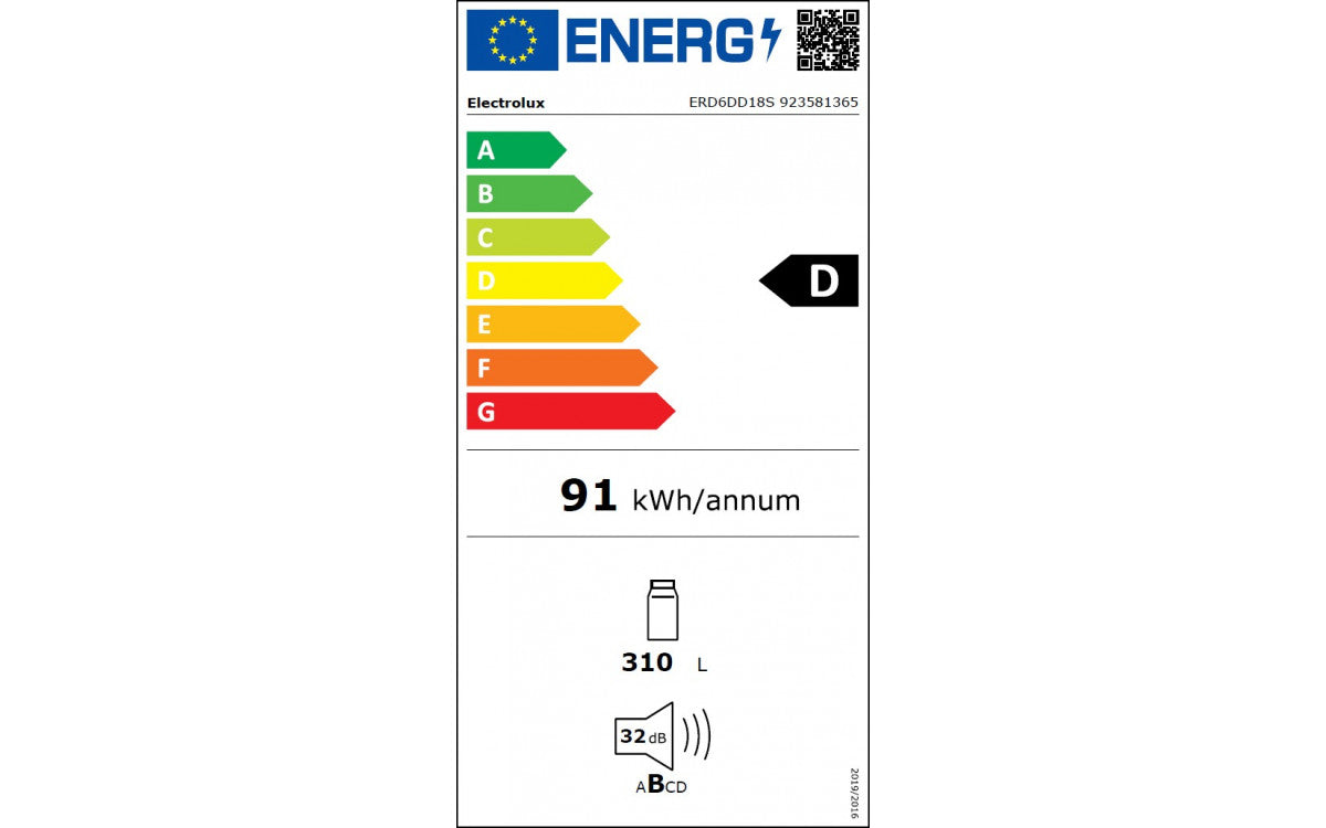 Réfrigérateur Encastrable 177.2 cm Série 600 ELECTROLUX ERD6DD18S