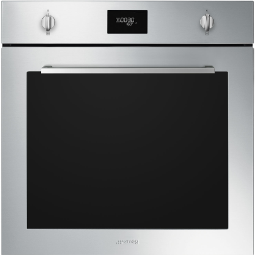 Four Pyrolyse Elementi Inox Anti-Trace SMEG SFP6401TVX1(F) - vue 1