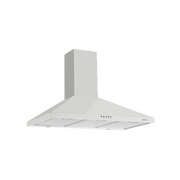 Hotte murale pyramide 90 cm blanche GLEM GHP950WH