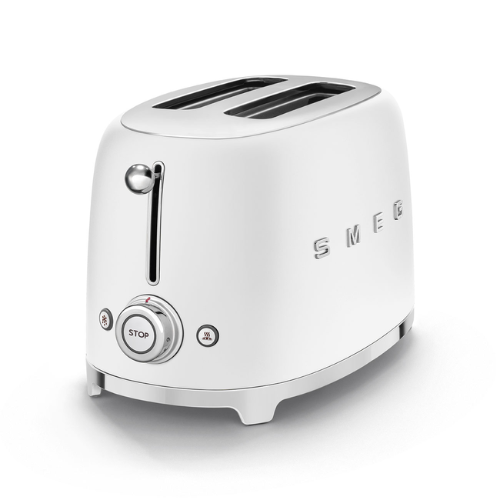 Grille-pain 2 Tranches Blanc Mat SMEG TSF01WHMEU(F)