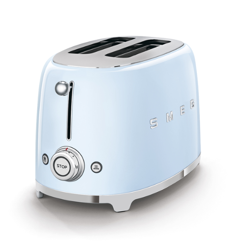 Grille-pain 2 Tranches Bleu Azur SMEG TSF01PBEU(F)