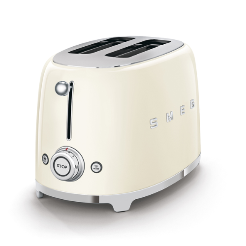 Grille-pain 2 Tranches Créme SMEG TSF01CREU(F)