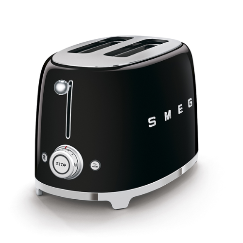Grille-pain 2 Tranches Noir SMEG TSF01BLEU(F)