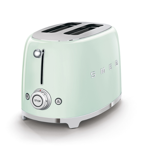 Grille-pain 2 Tranches Vert d'eau SMEG TSF01PGEU(F)