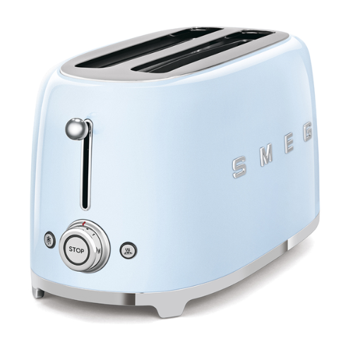 Grille-pain 4 Tranches Bleu Azur SMEG TSF02PBEU(F)