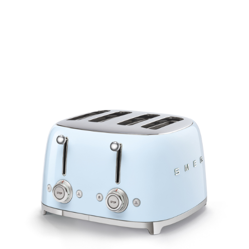 Grille-pain 4 Tranches Bleu Azur SMEG TSF03PBEU(F)