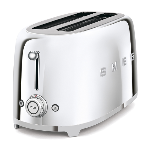 Grille-pain 4 Tranches Chromé SMEG TSF02SSEU(F)