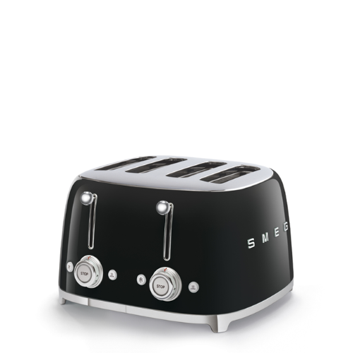 Grille-pain 4 Tranches Noir SMEG TSF03BLEU(F)